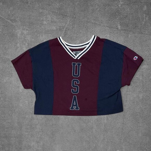 Champion Crop Top Jersey - Picture 1 of 2